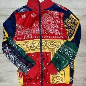 Reason Multicolored Bandana Print Jacket